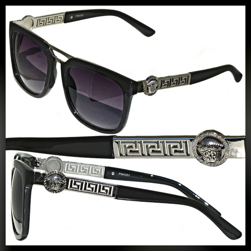 Black and Silver Sunglasses